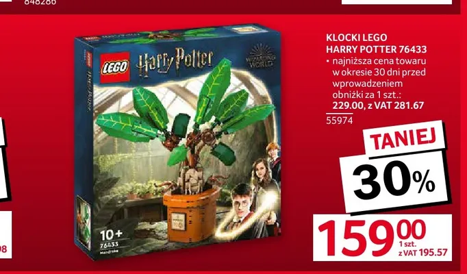 Klocki LEGO Harry Potter 76433 promocja w Selgros