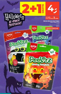 Żelki do obierania Amos Peelerz Mummies promocja w Dealz