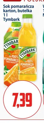 Sok pomarańcza Tymbark promocja w Kupiec