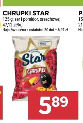 Chrupki Star ser i pomidor promocja w Stokrotka
