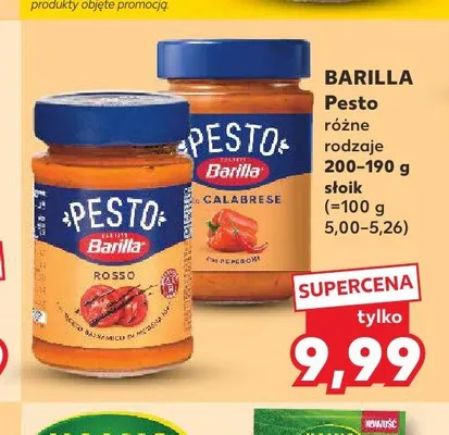 Pesto BARILLA Calabrese promocja w Kaufland