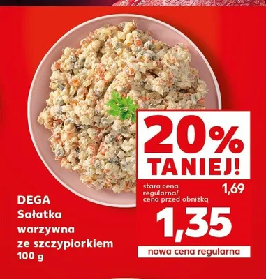 Sałatka warzywna ze szczypiorkiem DEGA promocja w Kaufland