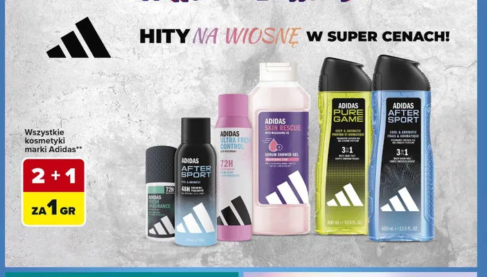 Kosmetyki Adidas promocja w Carrefour