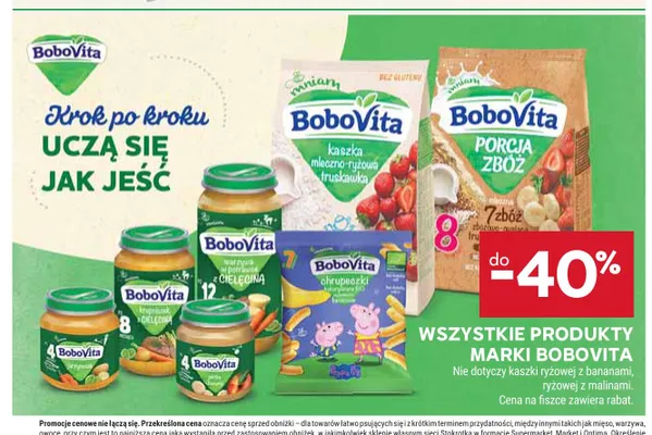 Chrupeczki kukurydziane BIO BoboVita promocja w Stokrotka