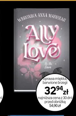 Książka Ally Love Weronika Anna Marczak promocja w Empik