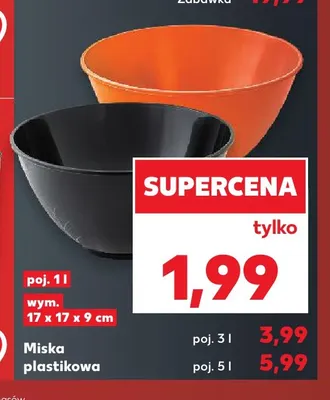 Miska plastikowa 1 l promocja w Kaufland