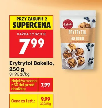 Erytrytol promocja w Biedronka
