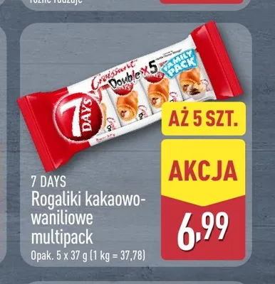 Rogaliki kakaowo-waniliowe 5-pak 7 Days promocja w Aldi