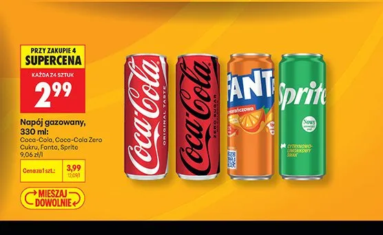 Napój gazowany Coca-Cola promocja w Biedronka