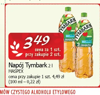 Napój Tymbark Jabłko Mięta promocja w CEZAR Delikatesy