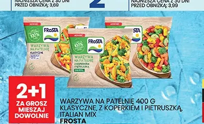 Warzywa na patelnię Italian mix Frosta promocja w Wafelek