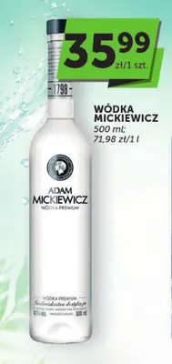 Wódka Mickiewicz promocja w ABC