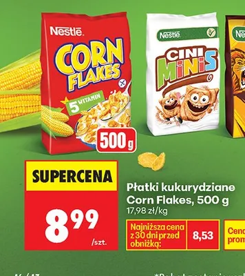 Płatki kukurydziane Corn Flakes promocja w Biedronka