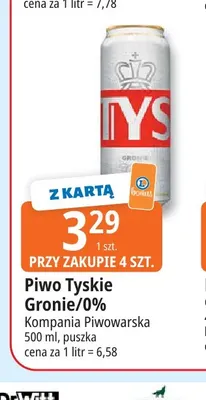 Piwo Tyskie Gronie promocja w Leclerc