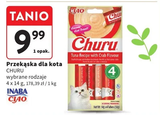 Przekąska dla kota promocja w Intermarche