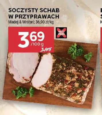 Soczysty schab w przyprawach Madej & Wróbel promocja w Stokrotka