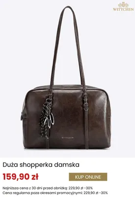 Duża shopperka damska Wittchen promocja w Wittchen