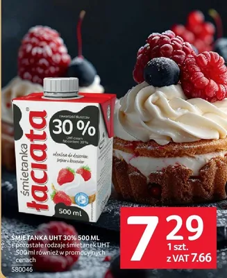 Śmietanka UHT 30% 500 ml promocja w Selgros