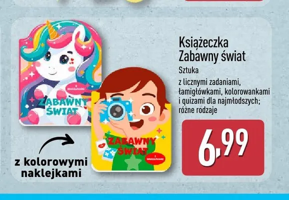 Książeczka Zabawny świat promocja w Aldi