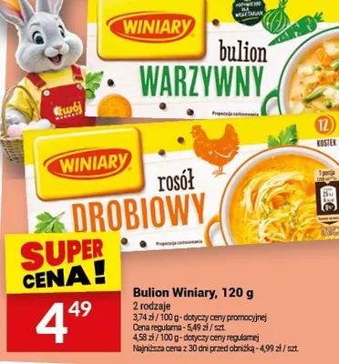 Bulion warzywny, bulion drobiowy promocja w Twój Market