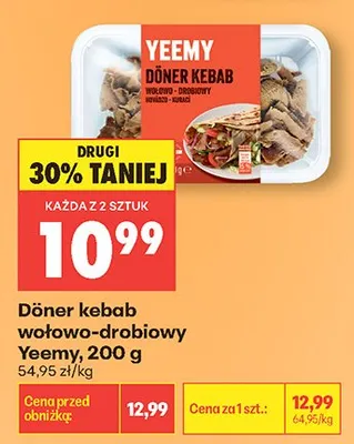 Döner kebab wołowo-drobiowy Yeemy promocja w Biedronka