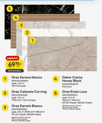 Gres Serena Natura promocja w Castorama