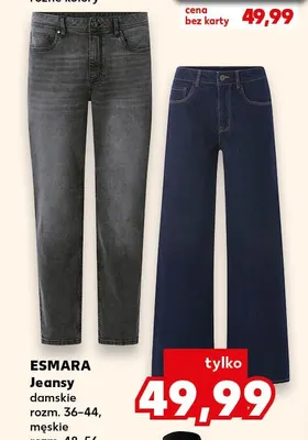 Jeansy męskie Esmara promocja w Kaufland