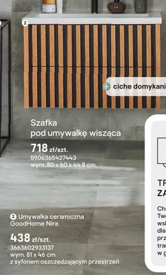 Umywalka ceramiczna GoodHome Nira promocja w Castorama