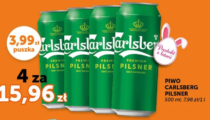 Piwo Carlsberg Pilsner promocja w ABC