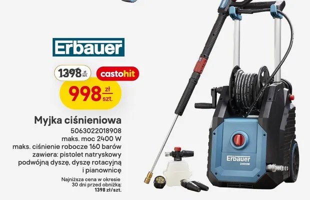 Myjka ciśnieniowa promocja w Castorama