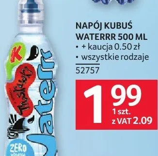Napój Kubuś WaterRoo 500 ml promocja w Selgros