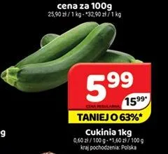 Cukinia Polska promocja w Delfin