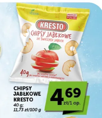 Chipsy jabłkowe Kresto promocja w ABC