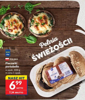 Pieczarki portobello promocja w Makro