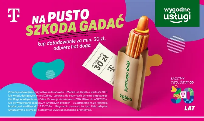 Doładowanie T-Mobile promocja w Żabka