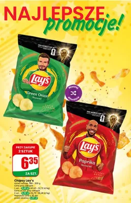 Chipsy Lay's Green Onion promocja w Dino