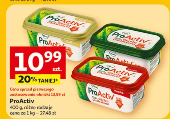 ProActiv różne rodzaje promocja w Auchan