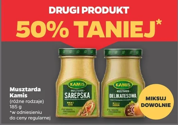 Musztarda delikatesowa Kamis promocja w Netto