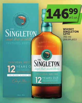 Whisky The Singleton 12YO promocja w Euro Sklep