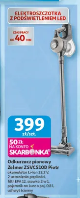 Odkurzacz pionowy Zelmer ZSVC510D Piotr promocja w Auchan
