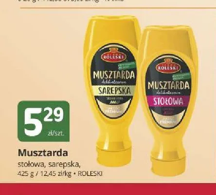 Musztarda sarepska Roleski promocja w Marketvita