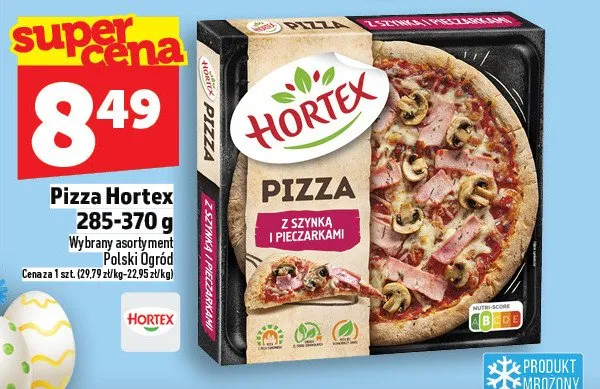 Pizza z szynką i pieczarkami promocja w TOPAZ