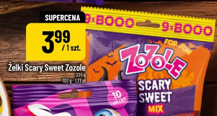 Żelki Scary Sweet Zozole promocja w POLOmarket