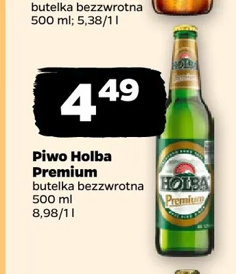 Piwo Holba Premium promocja w Netto