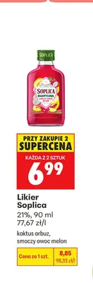 Likier Soplica smoczy owoc melon promocja w Biedronka