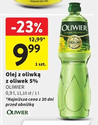 Olej z oliwką z oliwek 5% Oliwier promocja w Intermarche