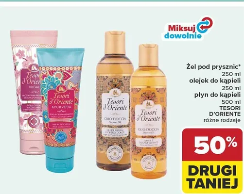 Żel pod prysznic Tesori d'Oriente promocja w Carrefour