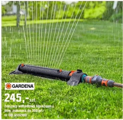 Zraszacz wahadłowy AquaZoom L pow. zraszania do 350 m² promocja w OBI