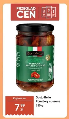 Pomidory suszone Gusto Bello promocja w Biedronka