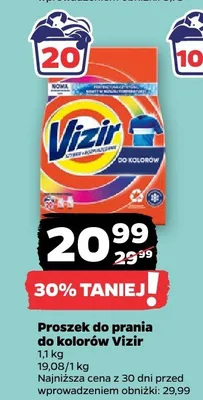 Proszek do prania do kolorów Vizir promocja w Netto
